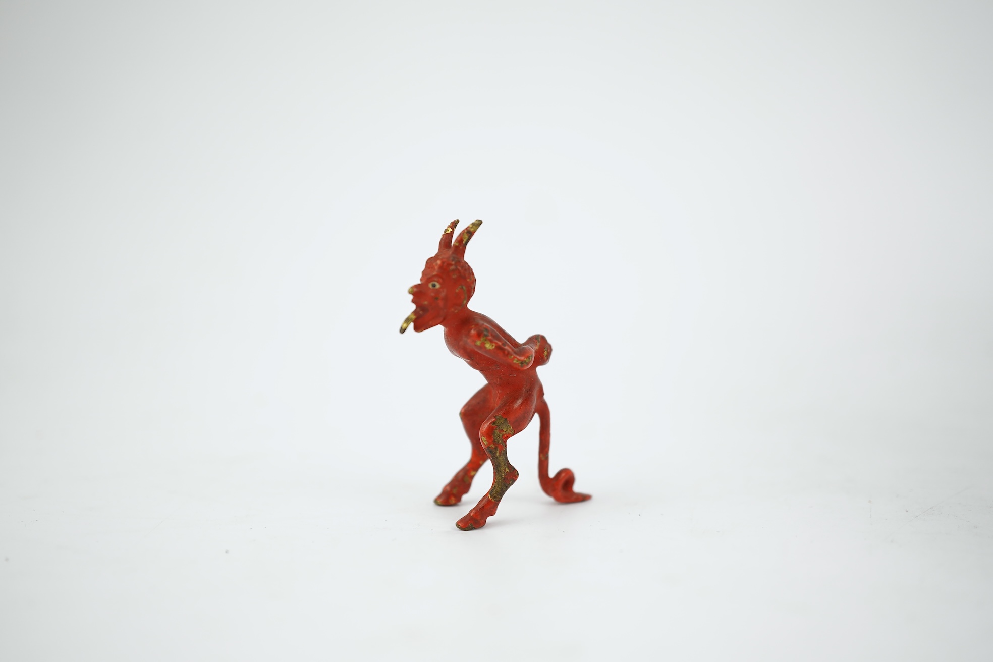 Two Austrian cold-painted bronze figures groups of jockeys on racehorses, early 20th century